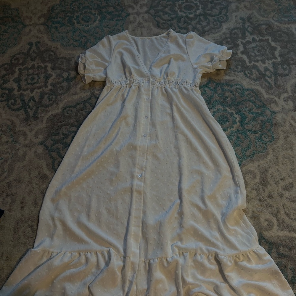 SHEIN Cream Kids Pajamas